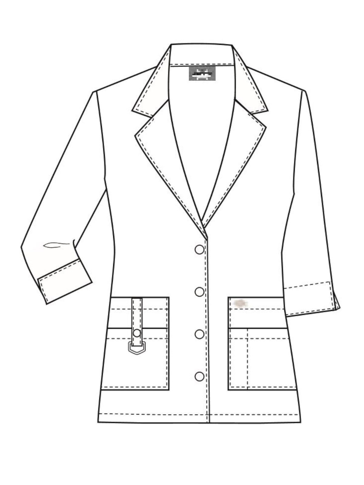 Women's Four-Pocket 30" Consultation Lab Coat