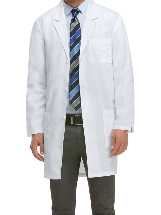 Unisex Three-Pocket 37" Full-Length Lab Coat