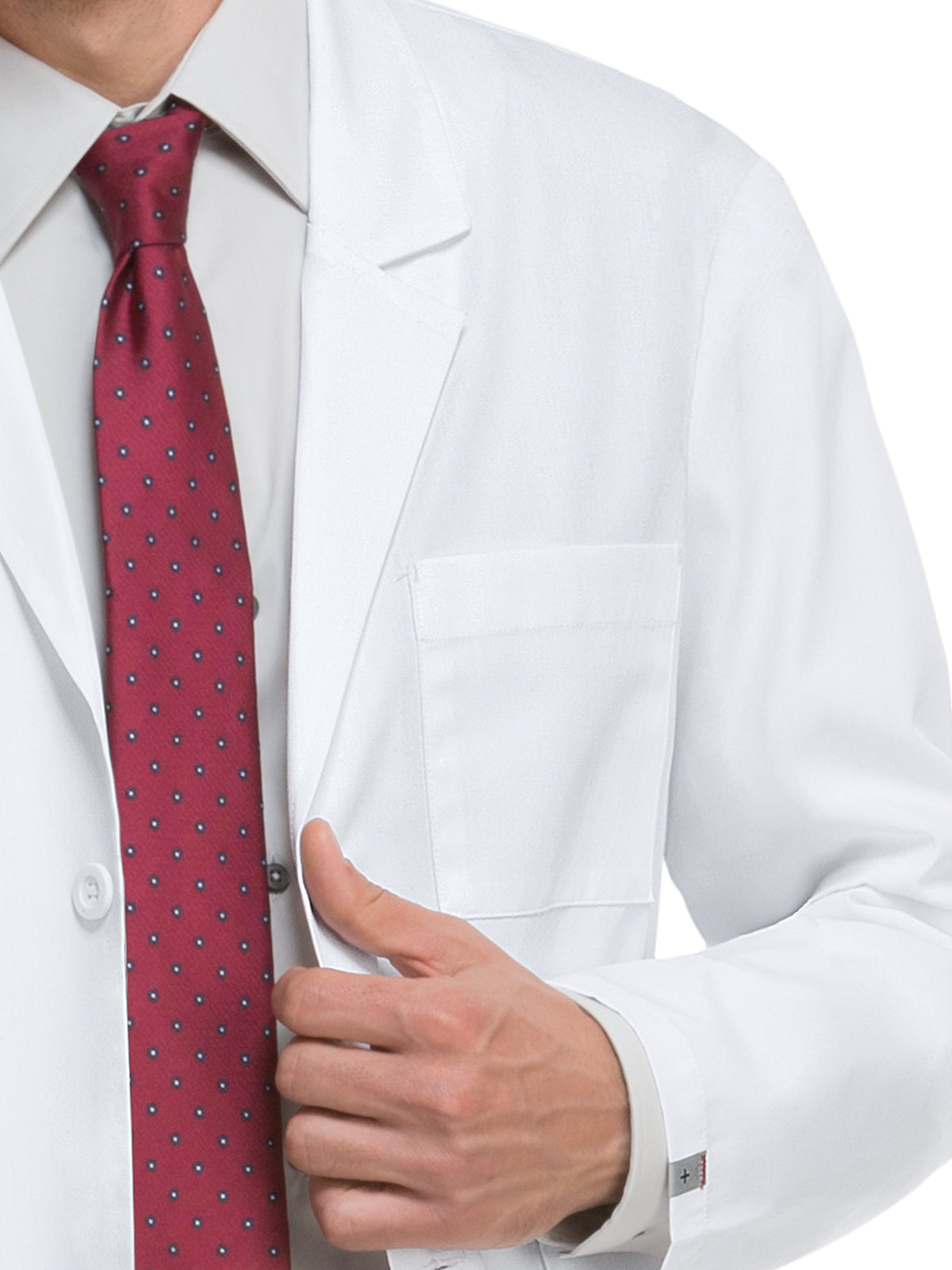 Unisex Three-Pocket 40" Full-Length Lab Coat