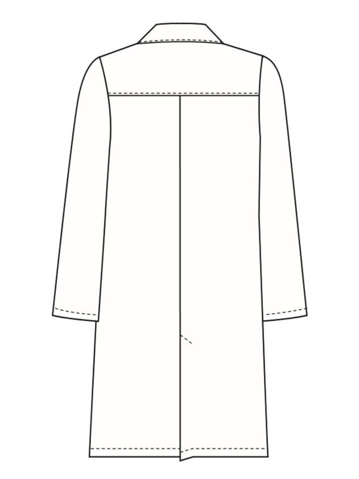 Unisex Three-Pocket 40" Full-Length Lab Coat