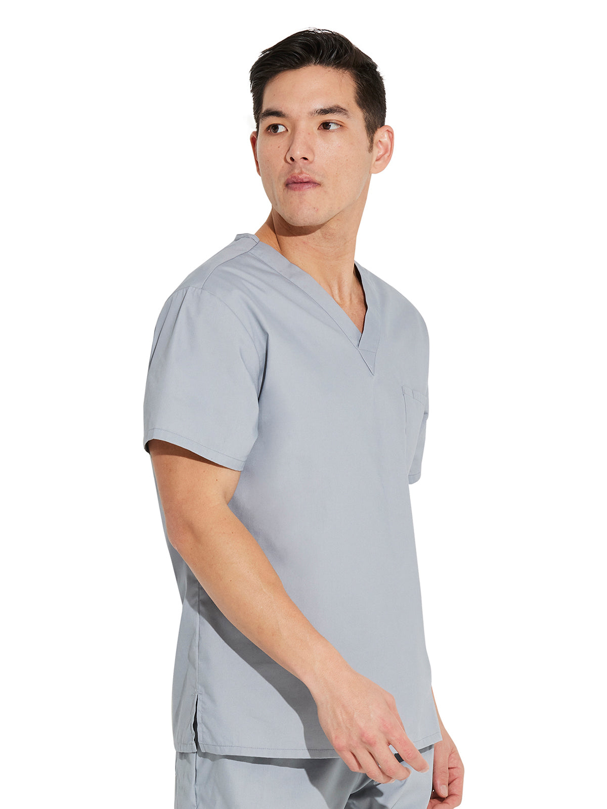 Unisex 1-Pocket Tuckable V-Neck Top