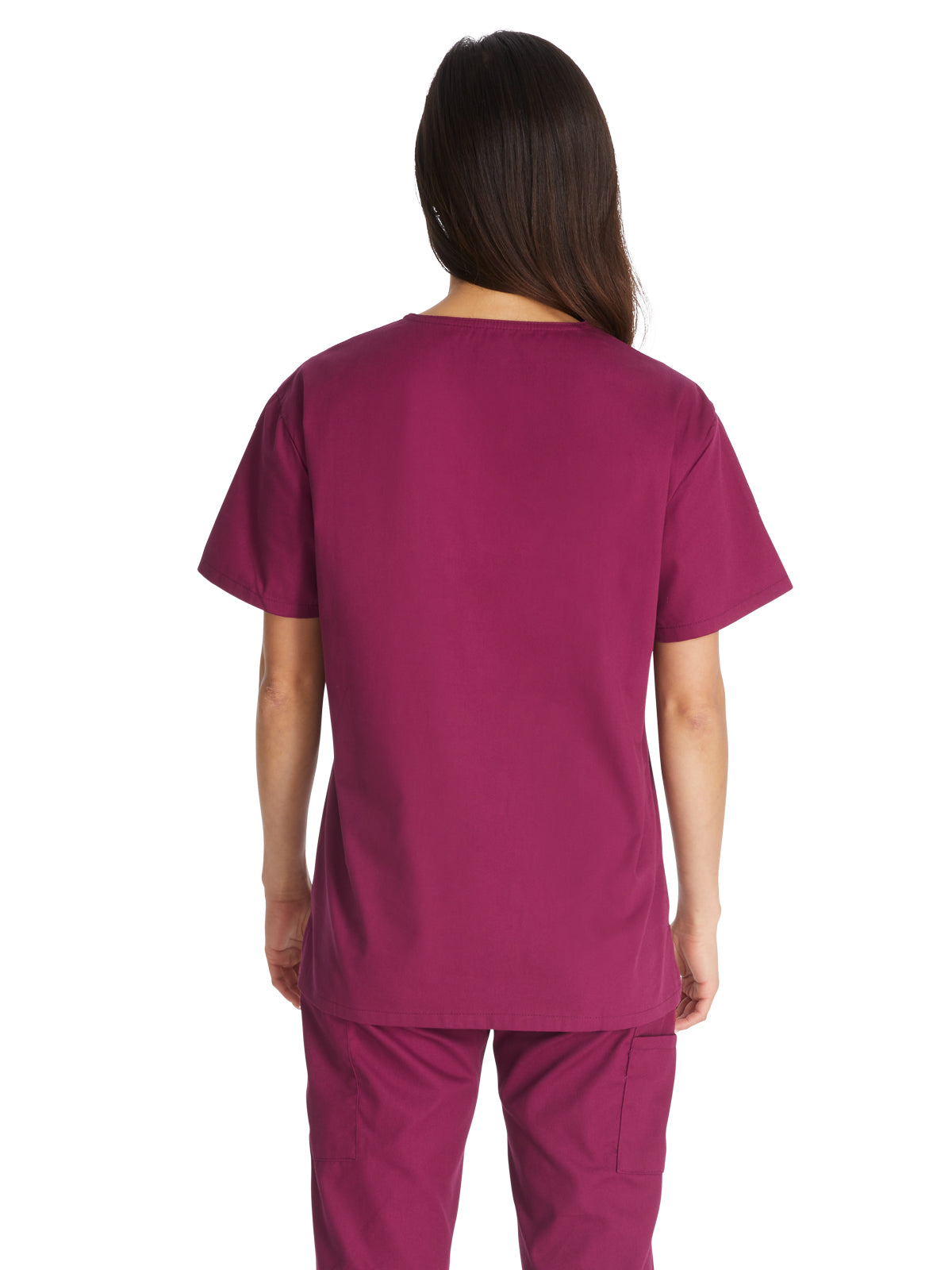 Unisex 1-Pocket Tuckable V-Neck Top