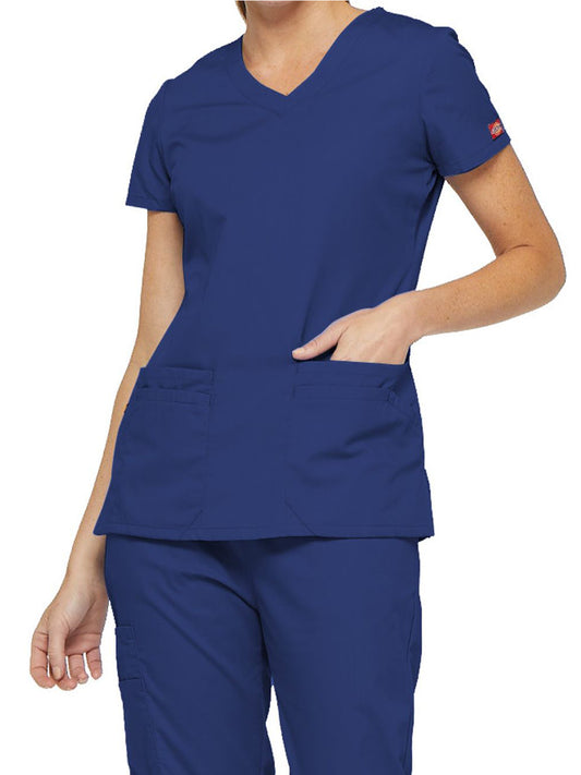 Women's 6-Pocket V-Neck Scrub Top