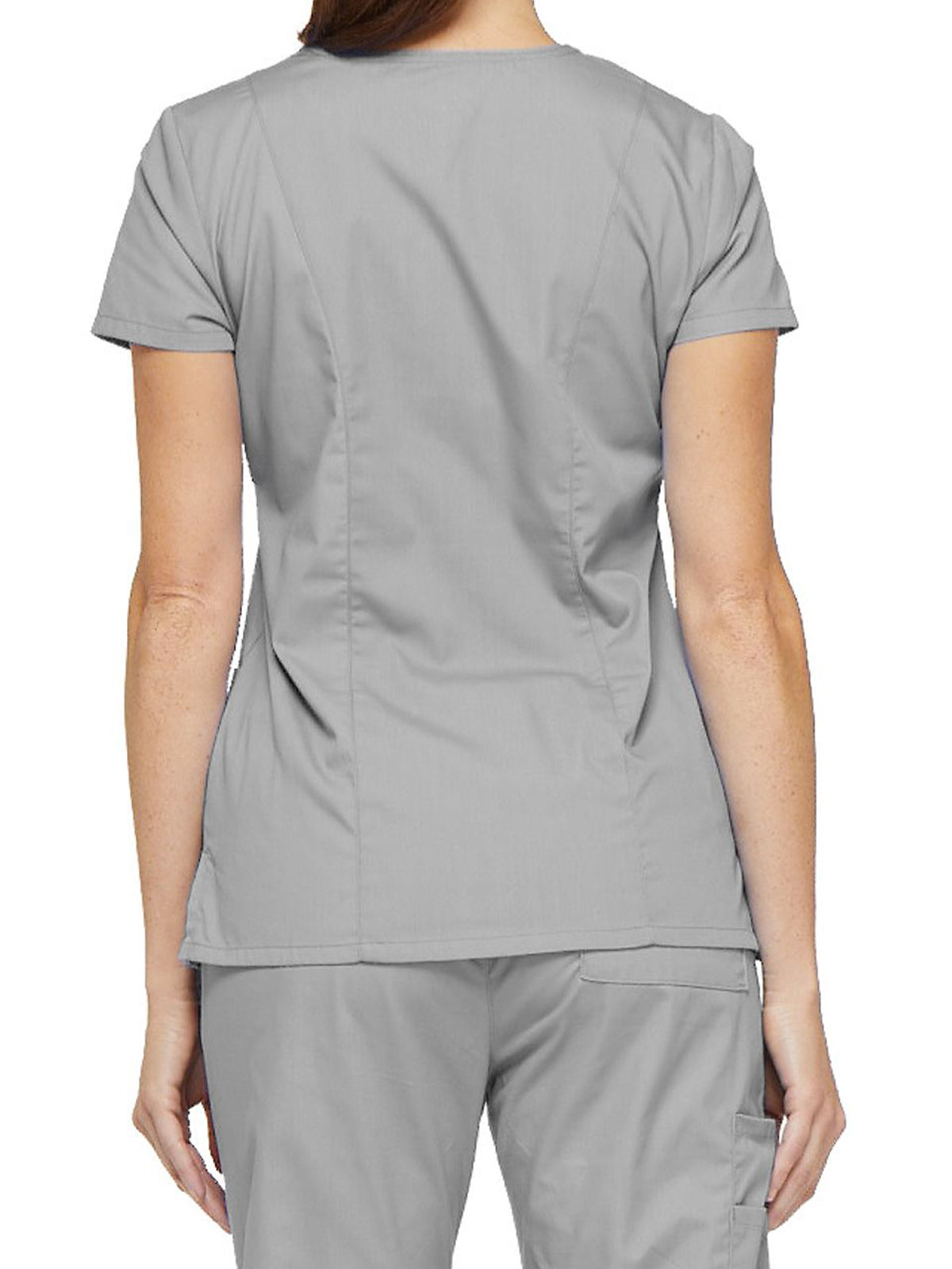 Women's 6-Pocket V-Neck Scrub Top