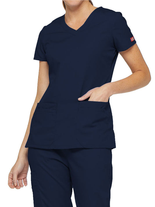 Women's 6-Pocket V-Neck Scrub Top