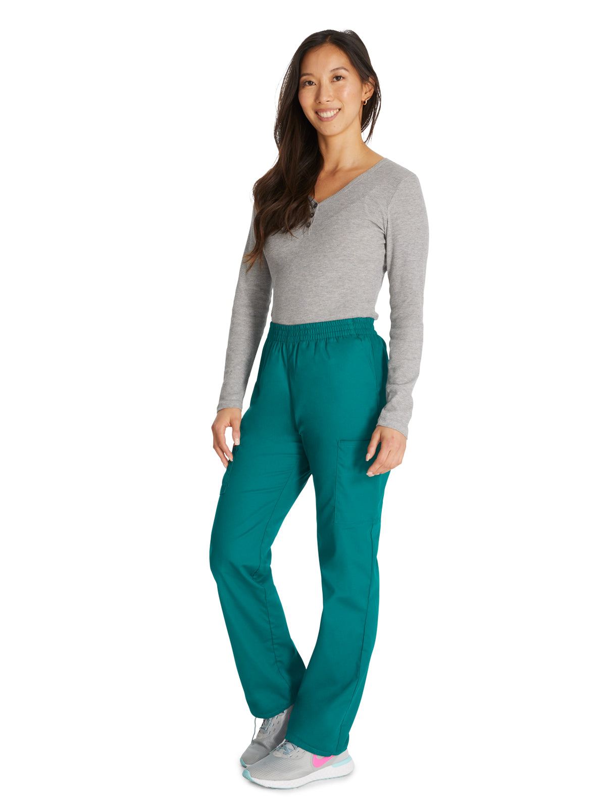 Women's Natural Rise Tapered Leg Pull-On Pant