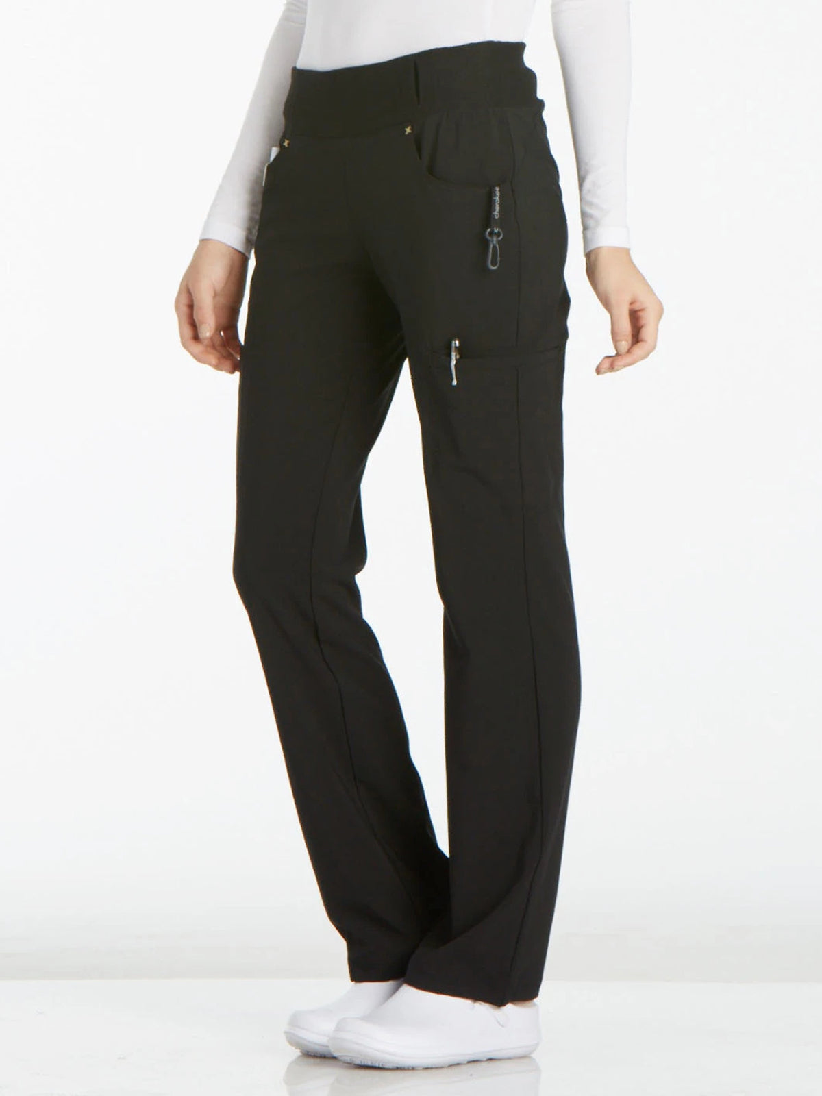 Women's 4-Pocket Mid Rise Scrub Pant