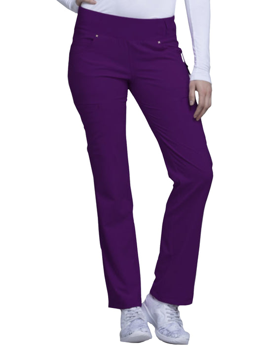 Women's 4-Pocket Mid Rise Scrub Pant