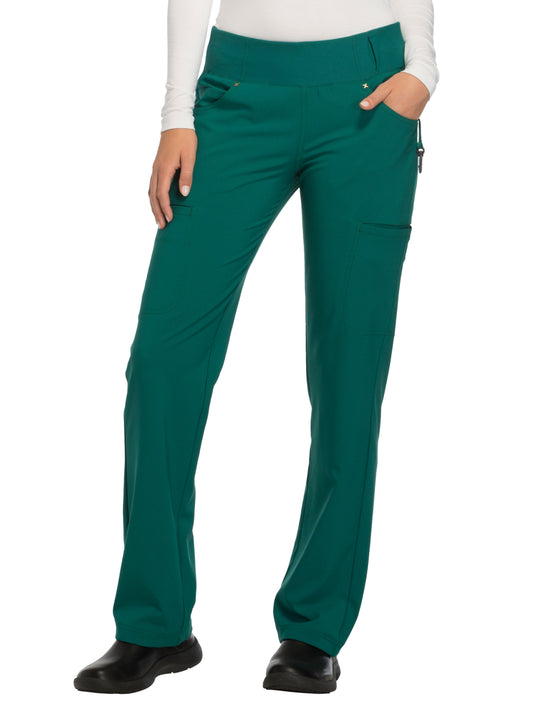 Women's 4-Pocket Mid Rise Scrub Pant