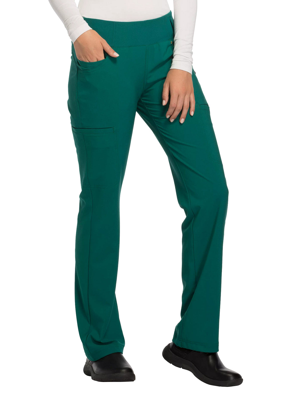 Women's 4-Pocket Mid Rise Scrub Pant