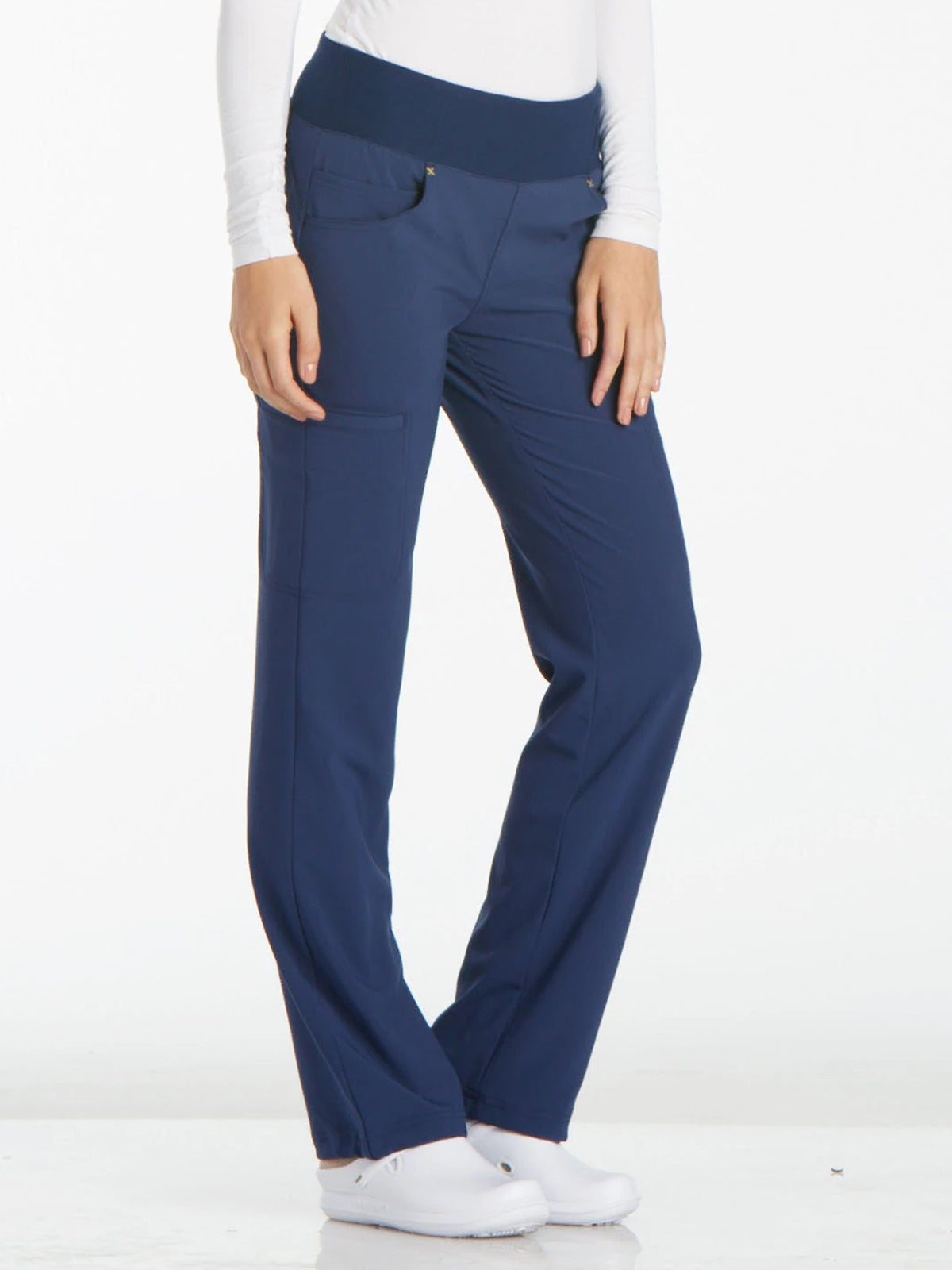 Women's 4-Pocket Mid Rise Scrub Pant