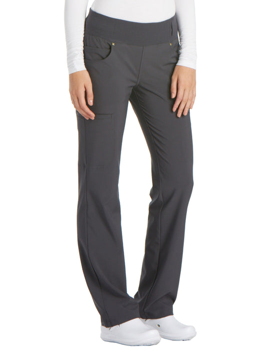 Women's 4-Pocket Mid Rise Scrub Pant