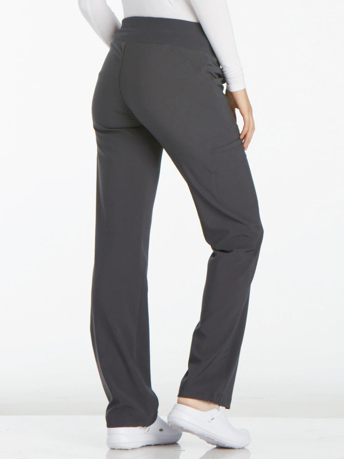 Women's 4-Pocket Mid Rise Scrub Pant