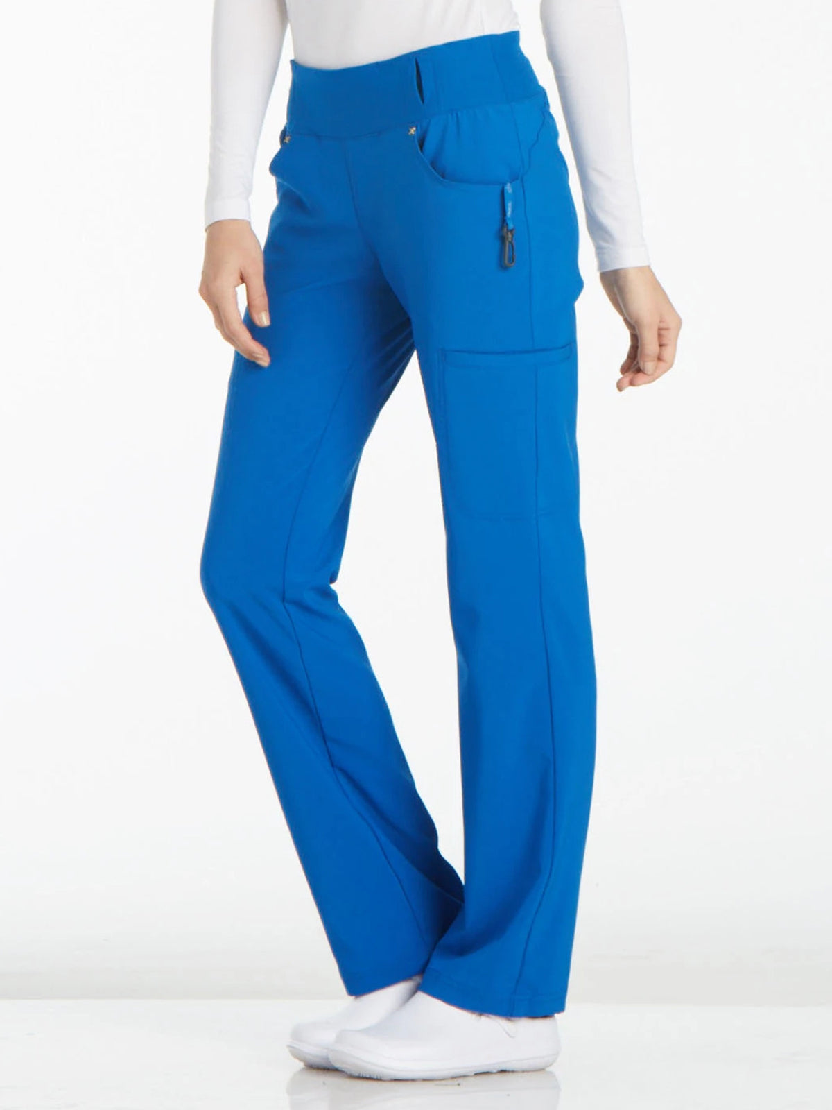 Women's 4-Pocket Mid Rise Scrub Pant