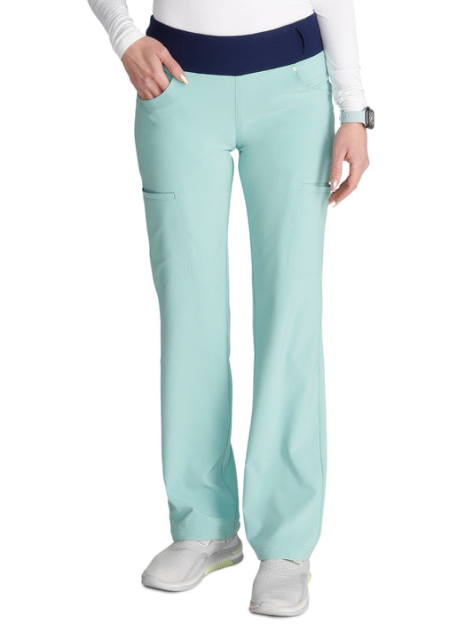 Women's 4-Pocket Mid Rise Scrub Pant