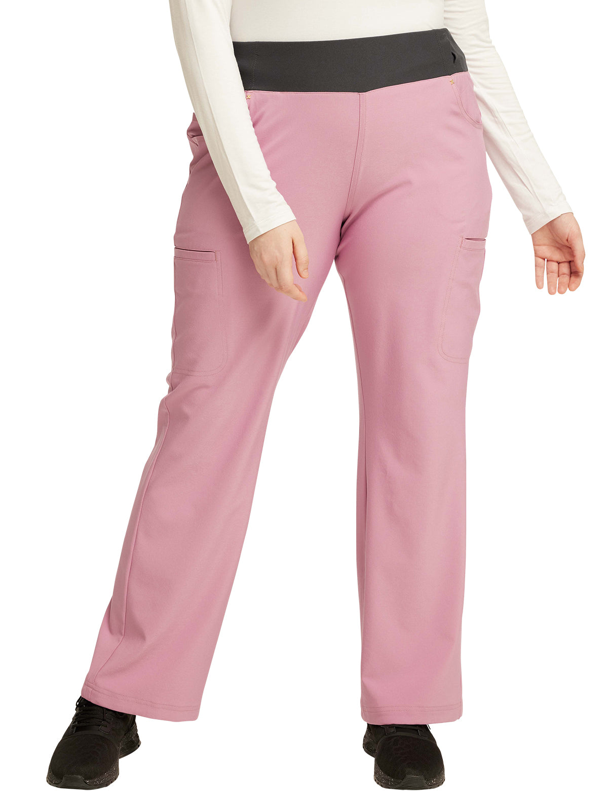 Women's 4-Pocket Mid Rise Scrub Pant