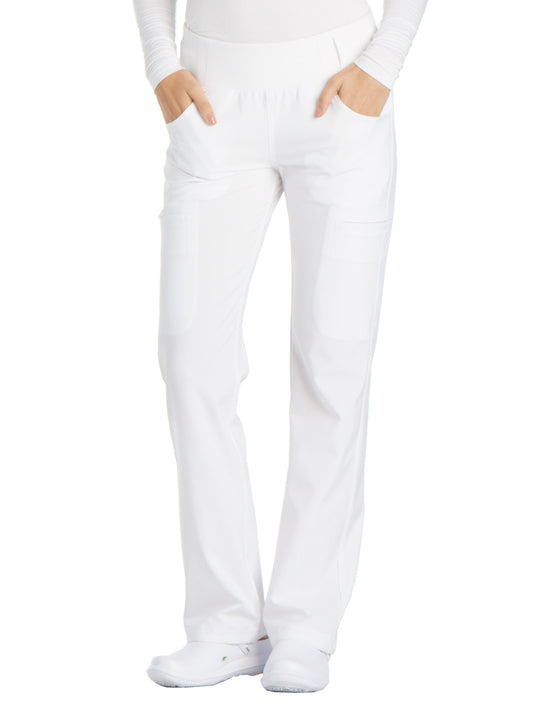 Women's 4-Pocket Mid Rise Scrub Pant