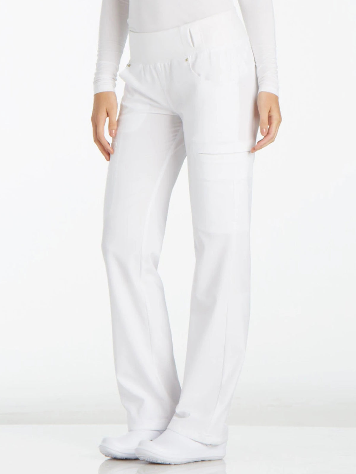 Women's 4-Pocket Mid Rise Scrub Pant