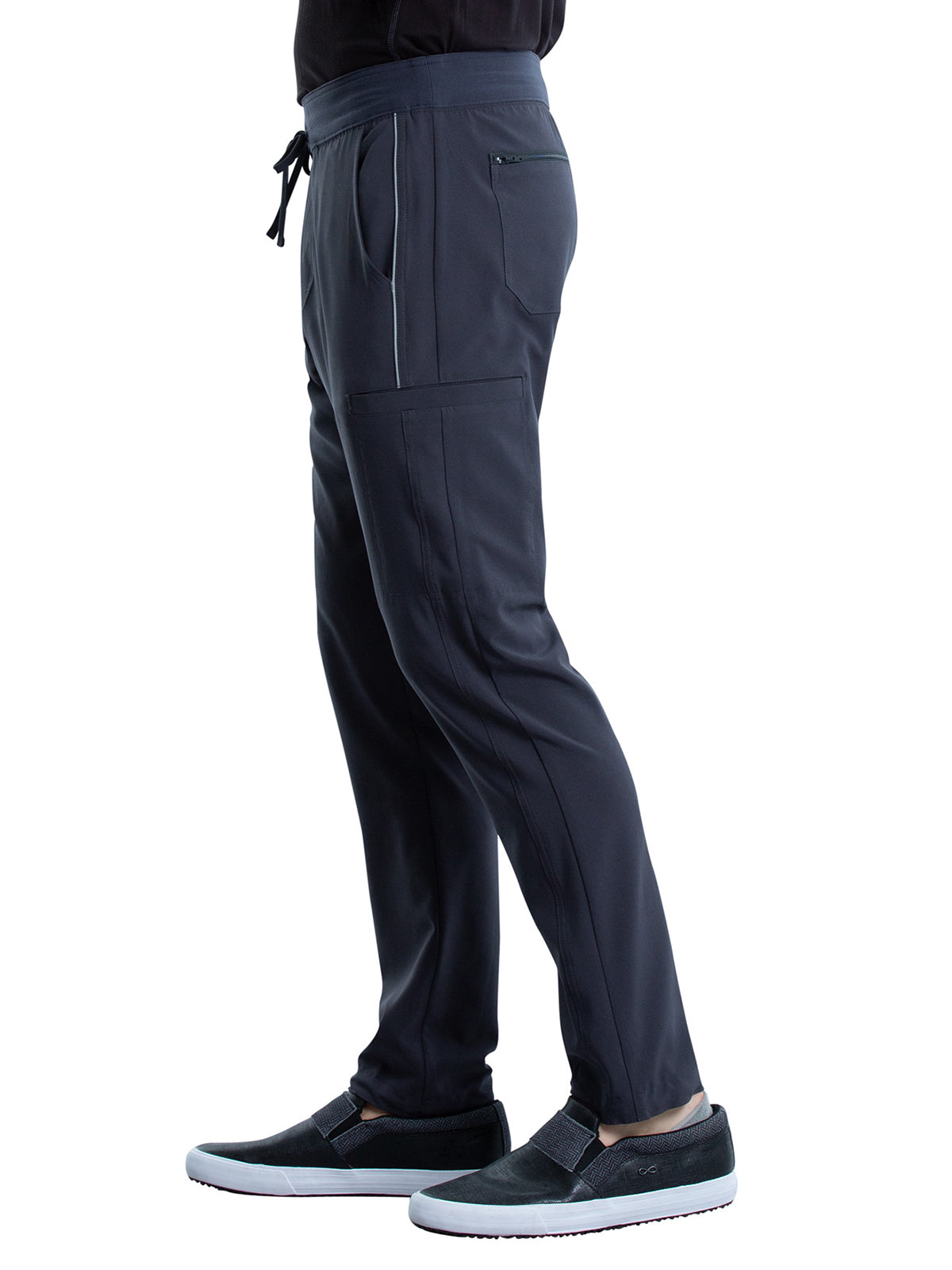 Men's 7 Pocket Tapered Leg Drawstring Cargo Pant