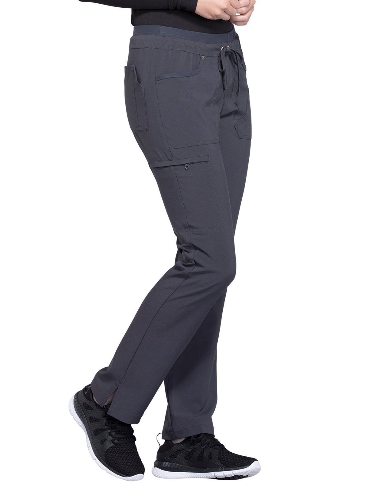 Women's Mid Rise Tapered Leg Drawstring Pant