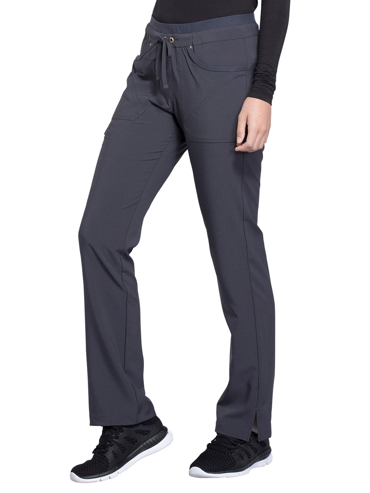 Women's Mid Rise Tapered Leg Drawstring Pant