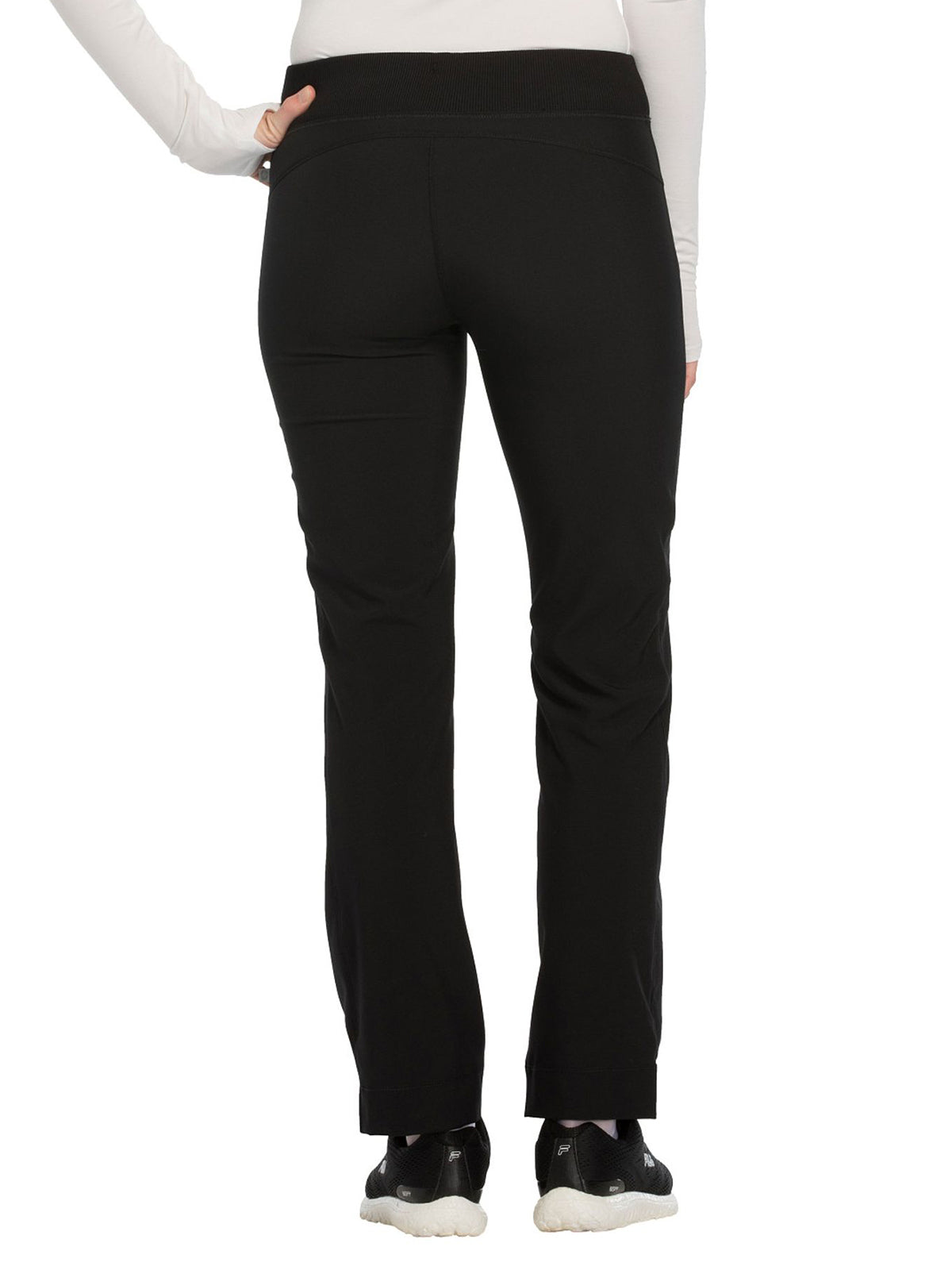 Women's 4-Pocket Mid Rise Tapered Leg Scrub Pant