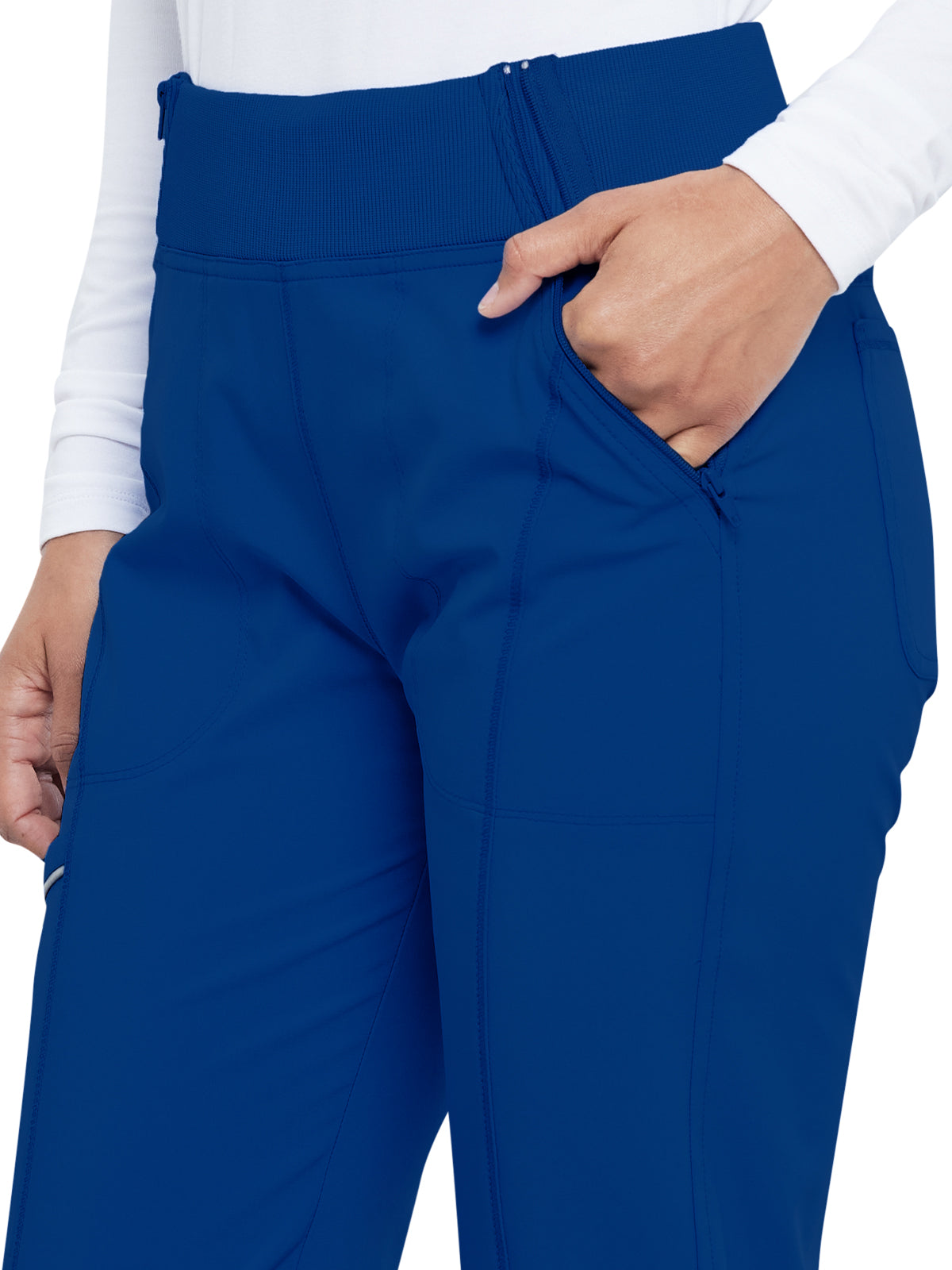 Women's Elastic Waistband Mid Rise Jogger Pant