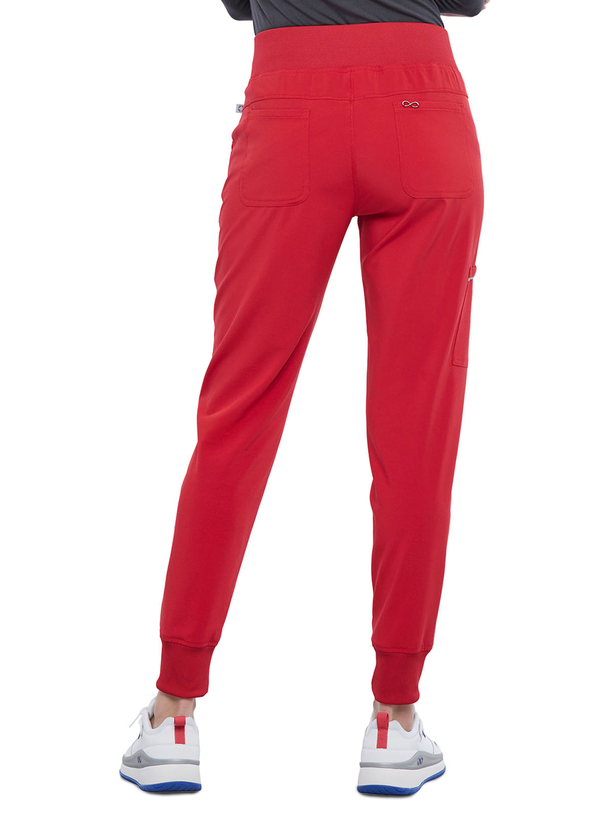 Women's Elastic Waistband Mid Rise Jogger Pant