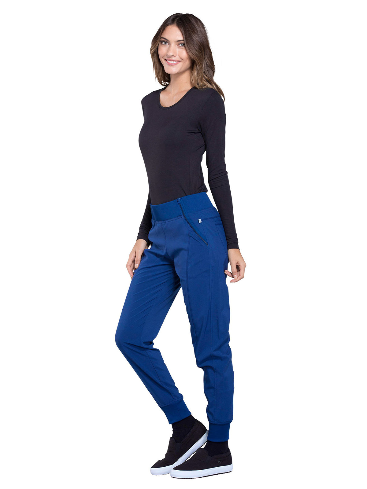 Women's Elastic Waistband Mid Rise Jogger Pant