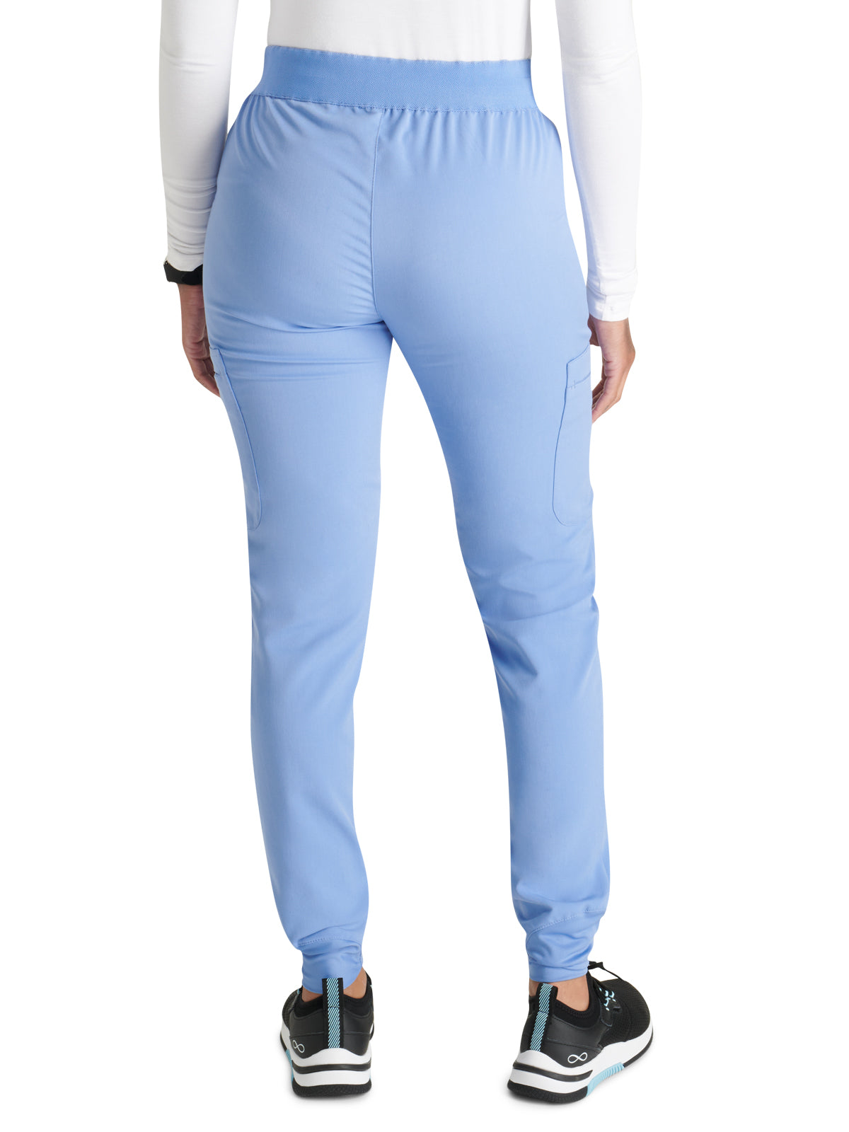 Women's Mid Rise Pull On Jogger Scrub Pant