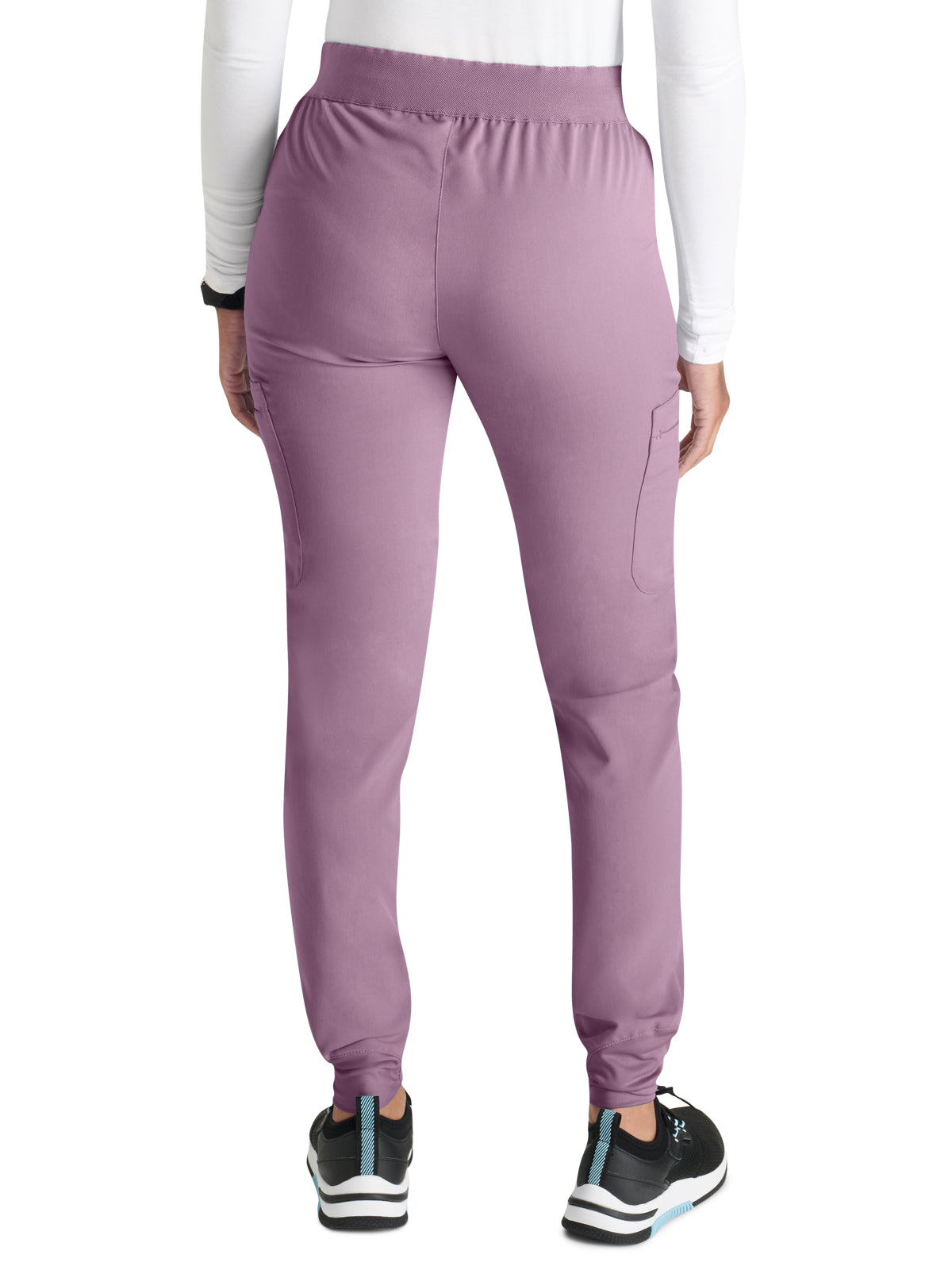 Women's Mid Rise Pull On Jogger Scrub Pant