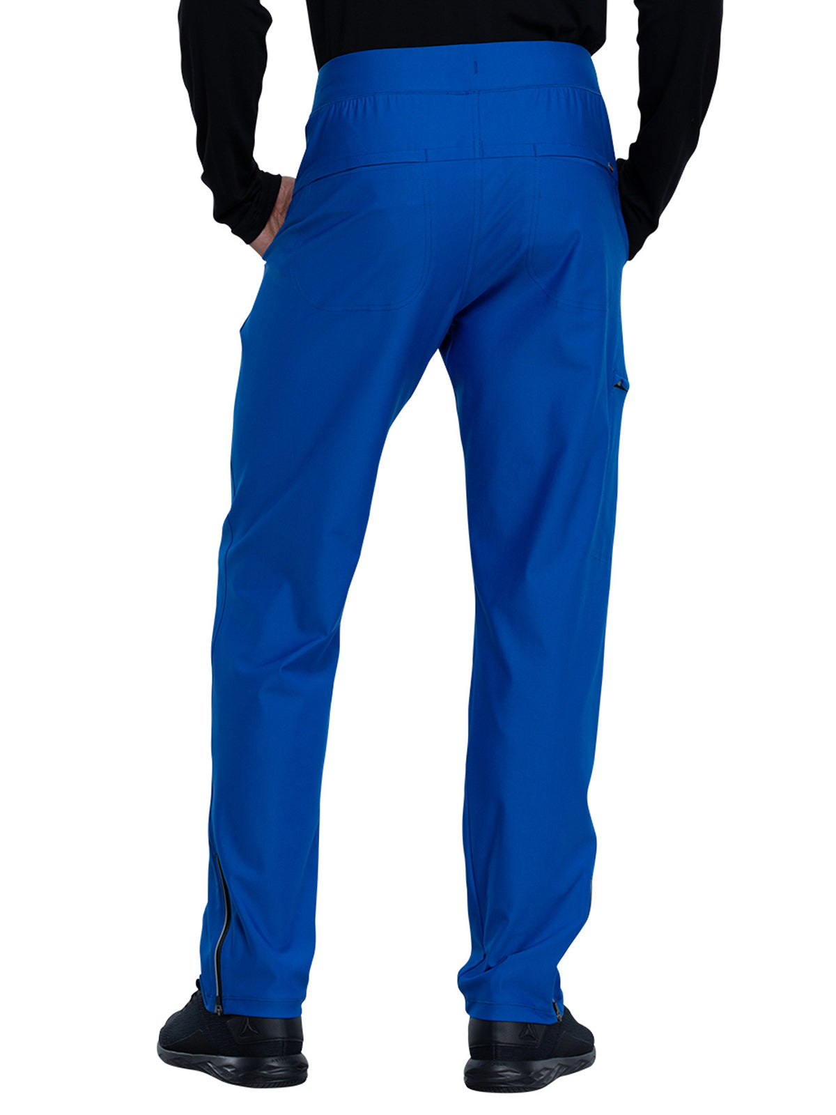 Men's Faux Front Fly Tapered Leg Pull-on Scrub Pant