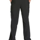 Men's Zip Fly Button Closure Tapered Leg Pant