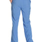 Men's Zip Fly Button Closure Tapered Leg Pant