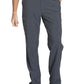 Men's Zip Fly Button Closure Tapered Leg Pant