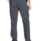 Men's Zip Fly Button Closure Tapered Leg Pant