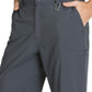 Men's Zip Fly Button Closure Tapered Leg Pant