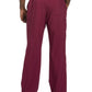 Men's Zip Fly Button Closure Tapered Leg Pant