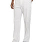 Men's Zip Fly Button Closure Tapered Leg Pant