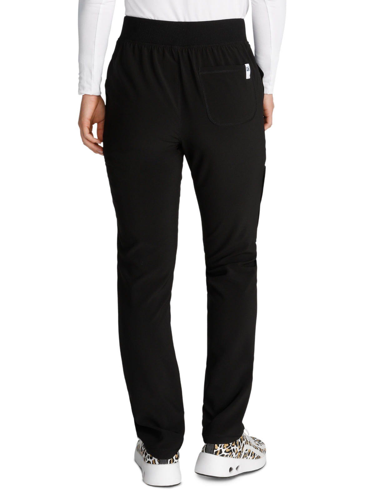 Women's Mid-Rise Tapered Leg Pant Pull-on Cargo