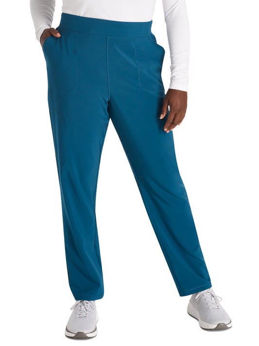 Women's Mid-Rise Tapered Leg Pant Pull-on Cargo