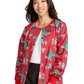 Women's Snap Front Print Jacket