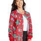 Women's Snap Front Print Jacket