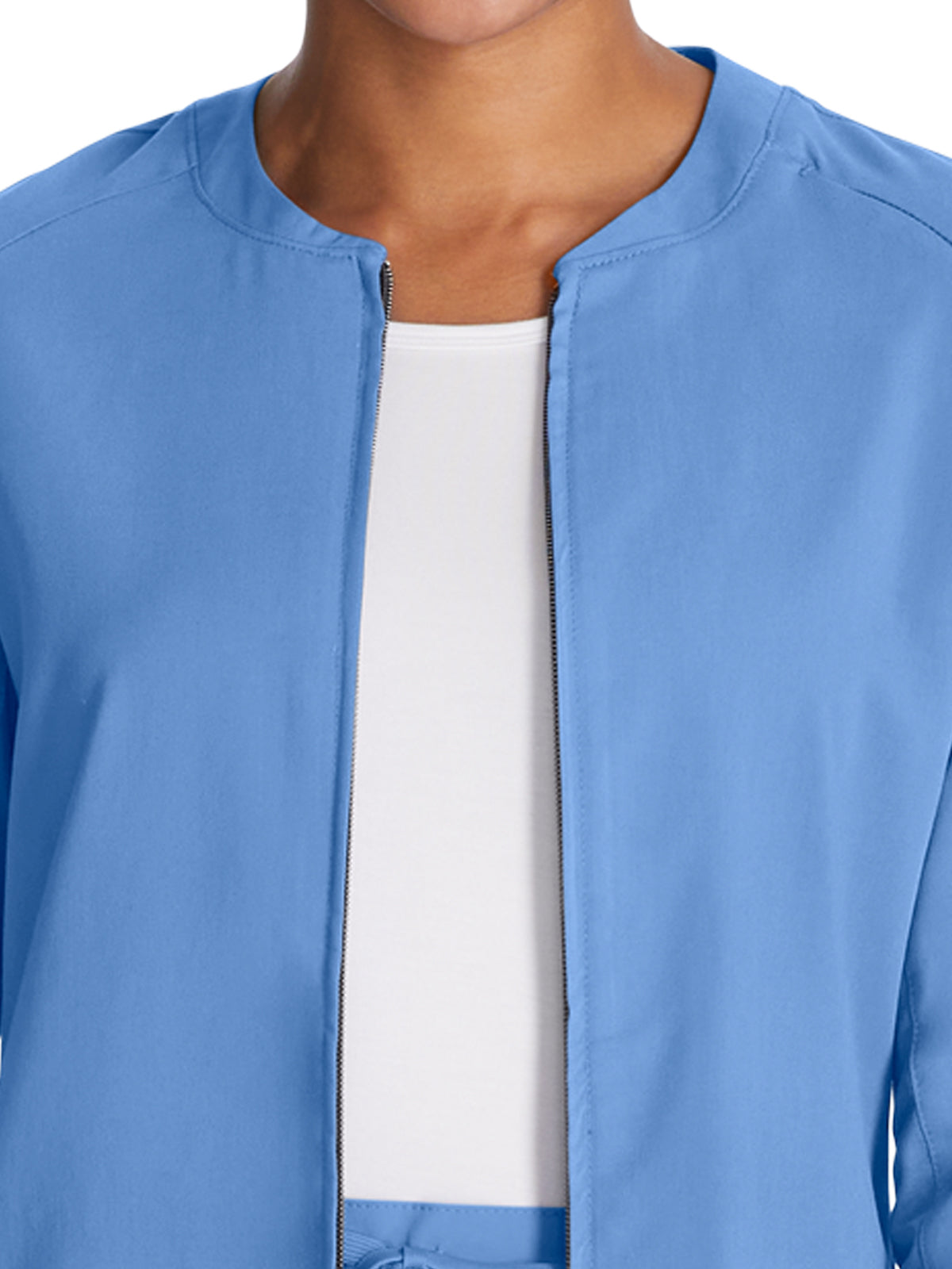 Women's Zip Front Scrub Jacket