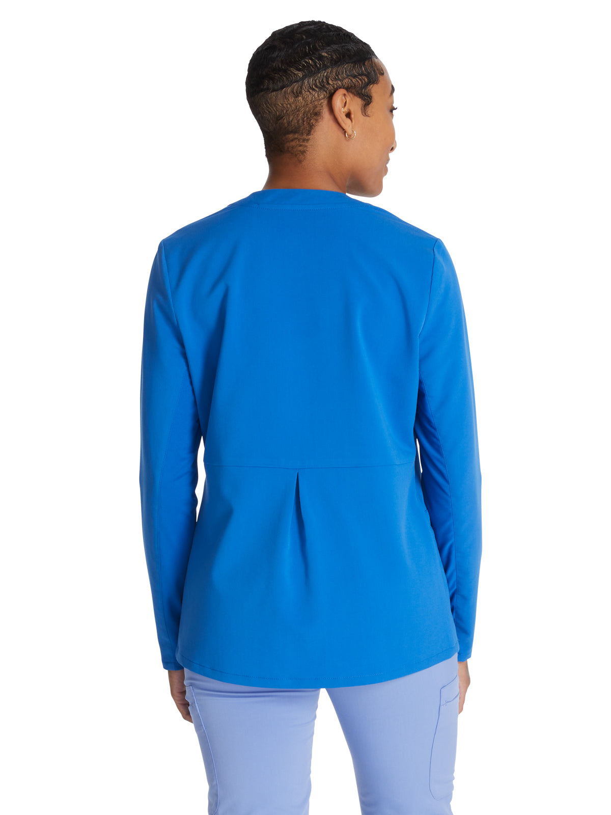 Women's Zip Front Scrub Jacket