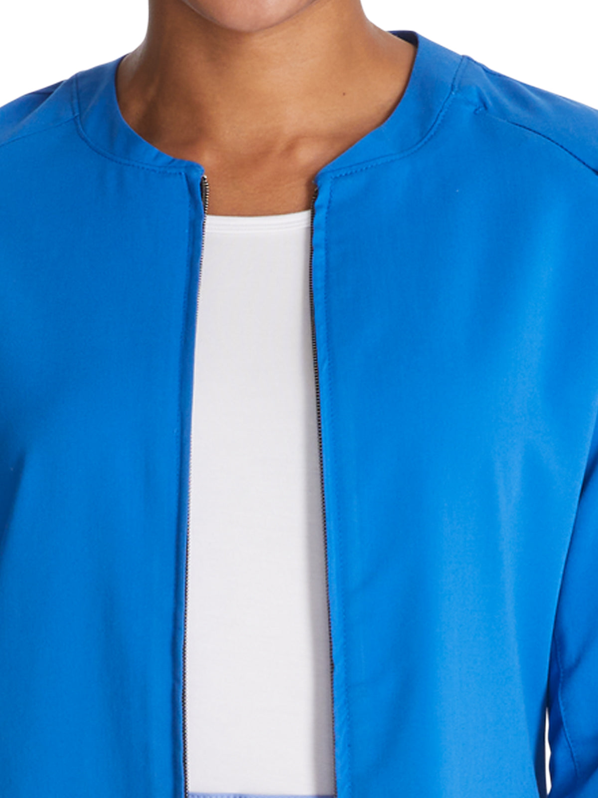 Women's Zip Front Scrub Jacket