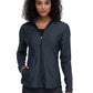 Women's Mock Neck Zip Front Scrub Jacket