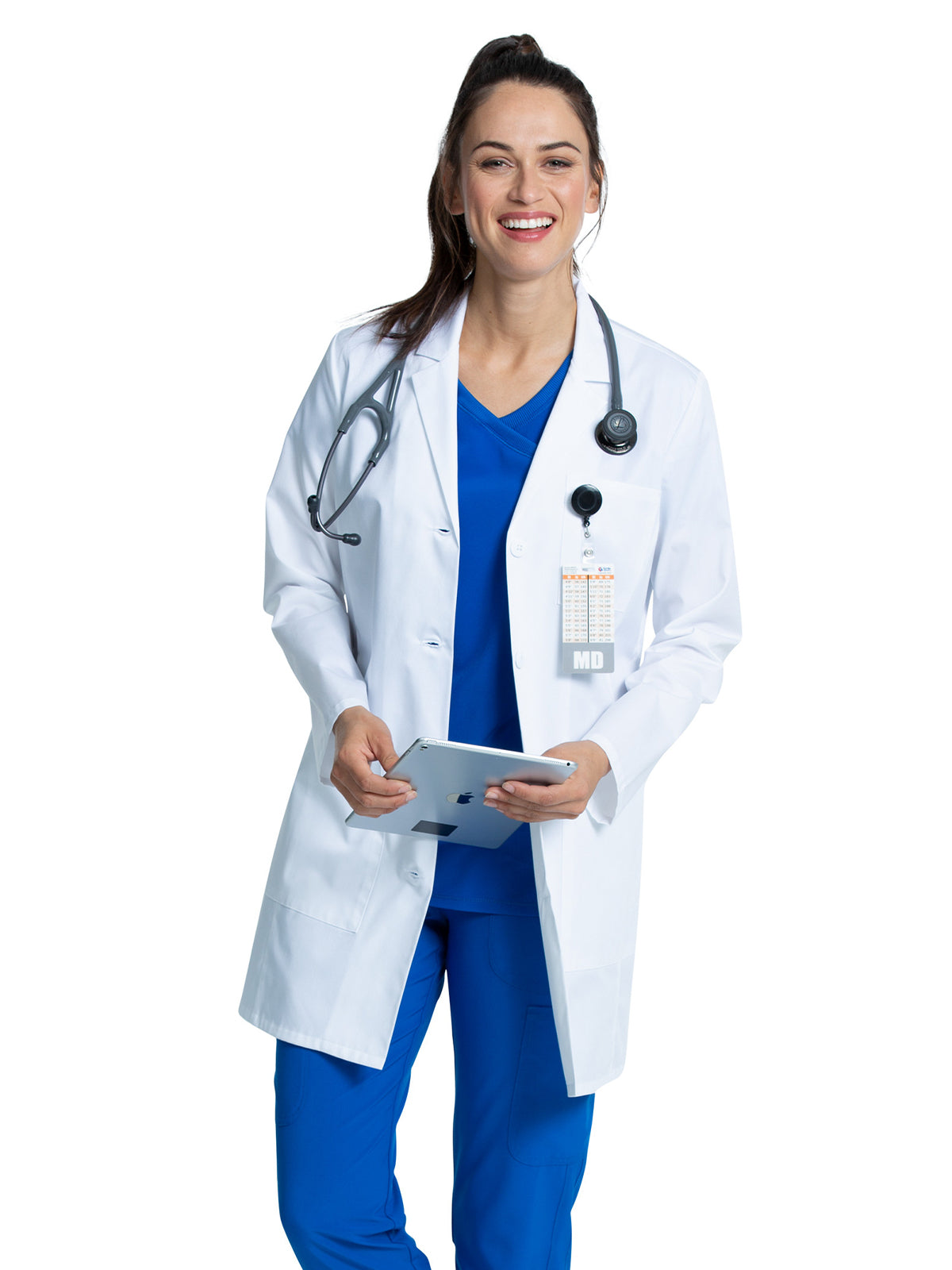 Women's Three-Pocket 33" Mid-Length Lab Coat