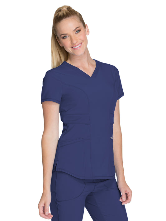 Women's 3-Pocket V-Neck Scrub Top