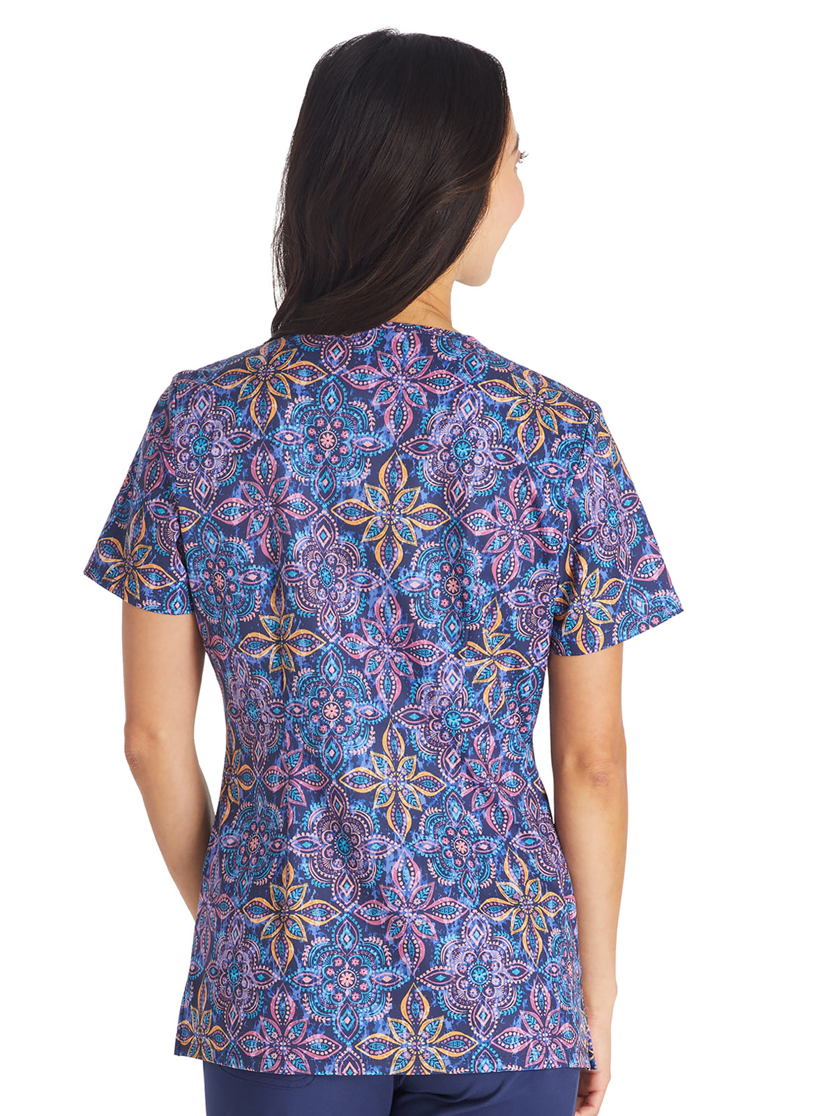 Women's V-Neck Print Top